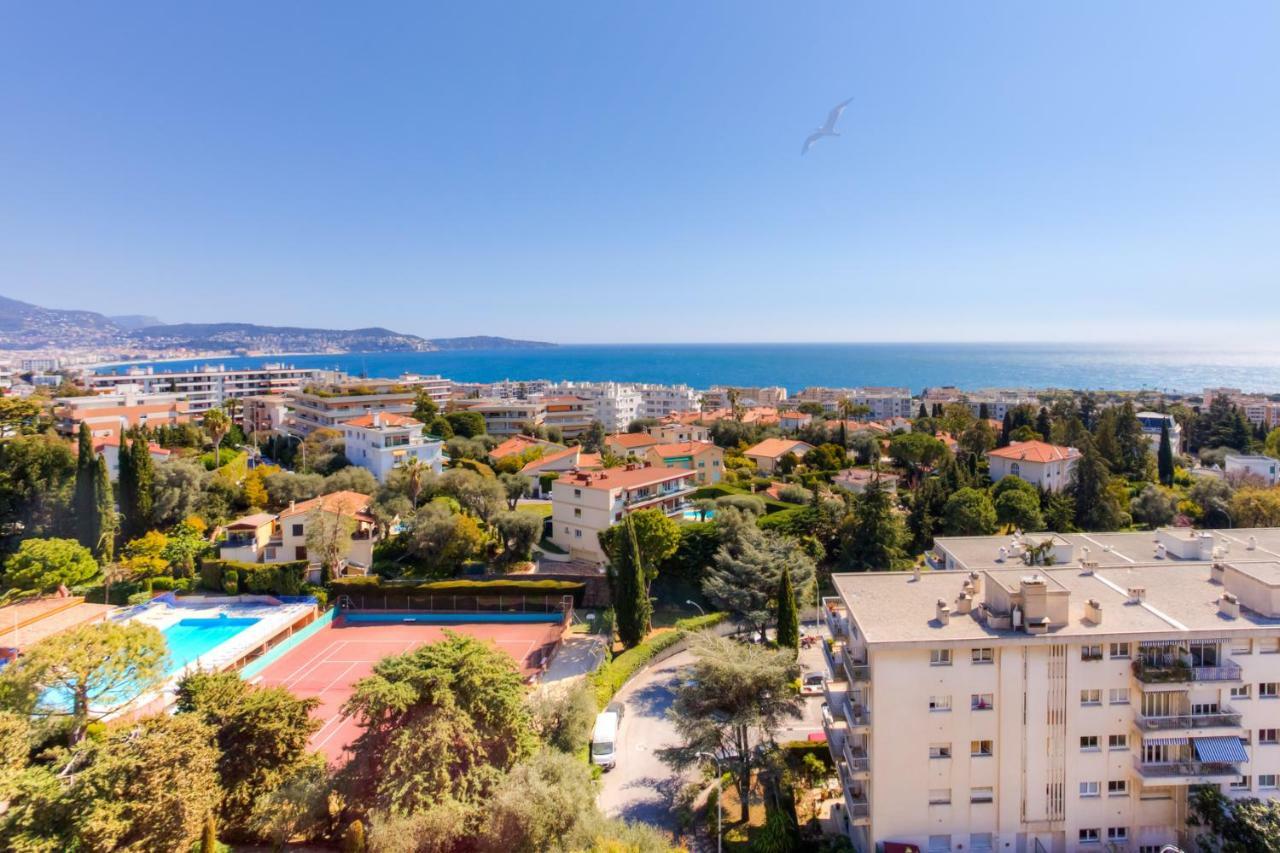 Appartement Confortable 3 pieces avec superbe vue mer à Nice Extérieur photo
